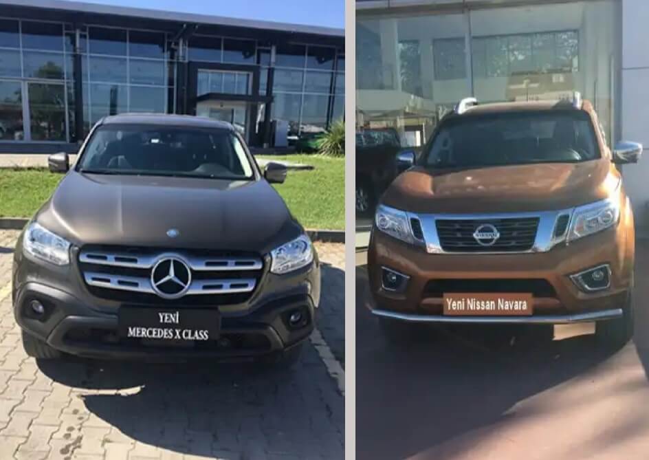 Yeni Nissan Navara ve Yeni Mercedes X Class, karşılaştırma,otomobil,SUV, pickup