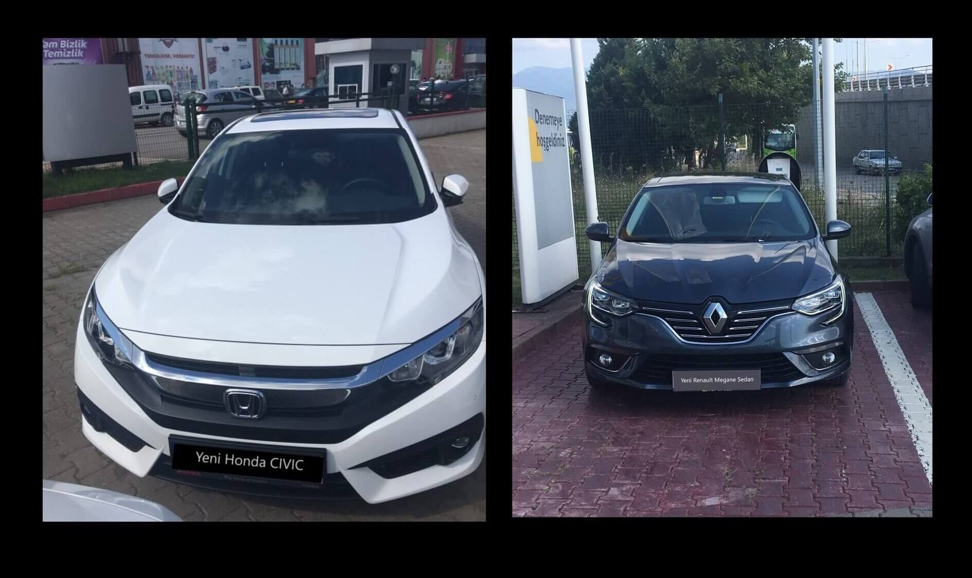 Renault Megane Sedan ve Honda Civic Karşılaştırma ...